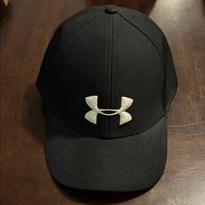 Under Armour Black and White Logo Cap